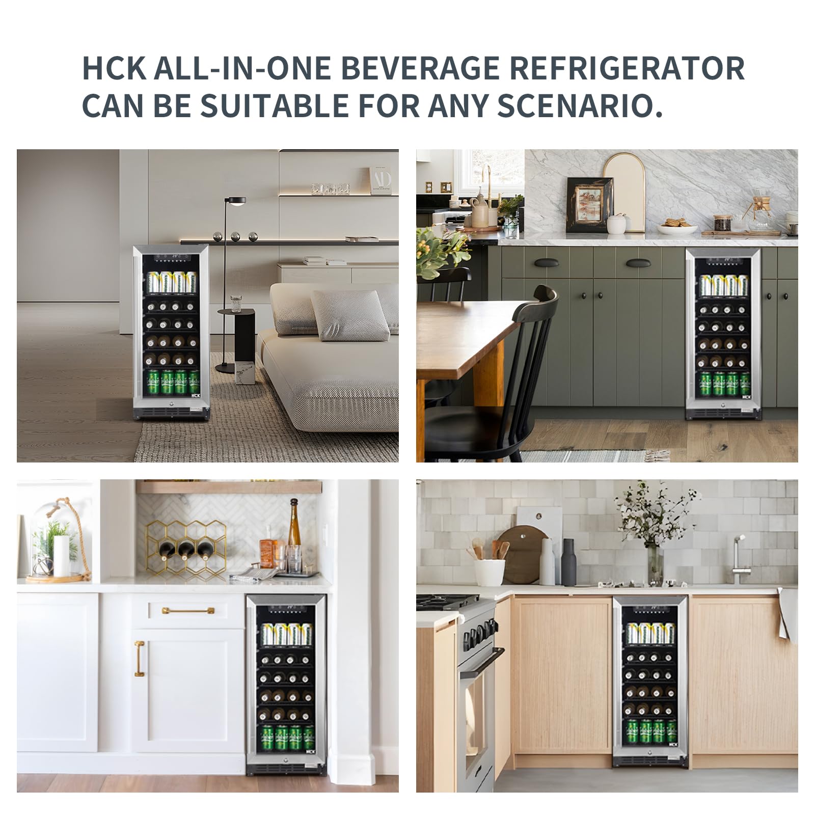 90L Undercounter Fridge for Garden, Durable Waterproof Stainless Steel,3-Layer Glass Door with Auto-Close & Auto Defrost, 4-22℃ Digital Temperature Control, Ideal for Beer Beverage and Wine