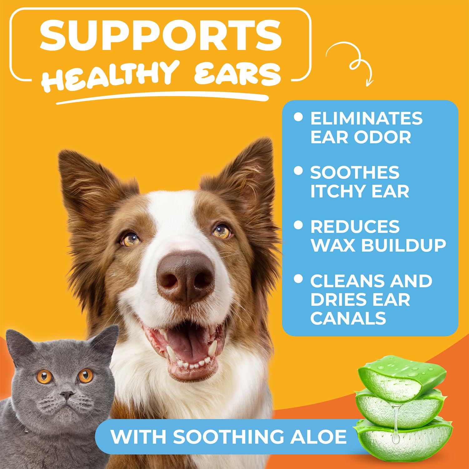 Vexalrion Dog Ear Cleaner Wipes