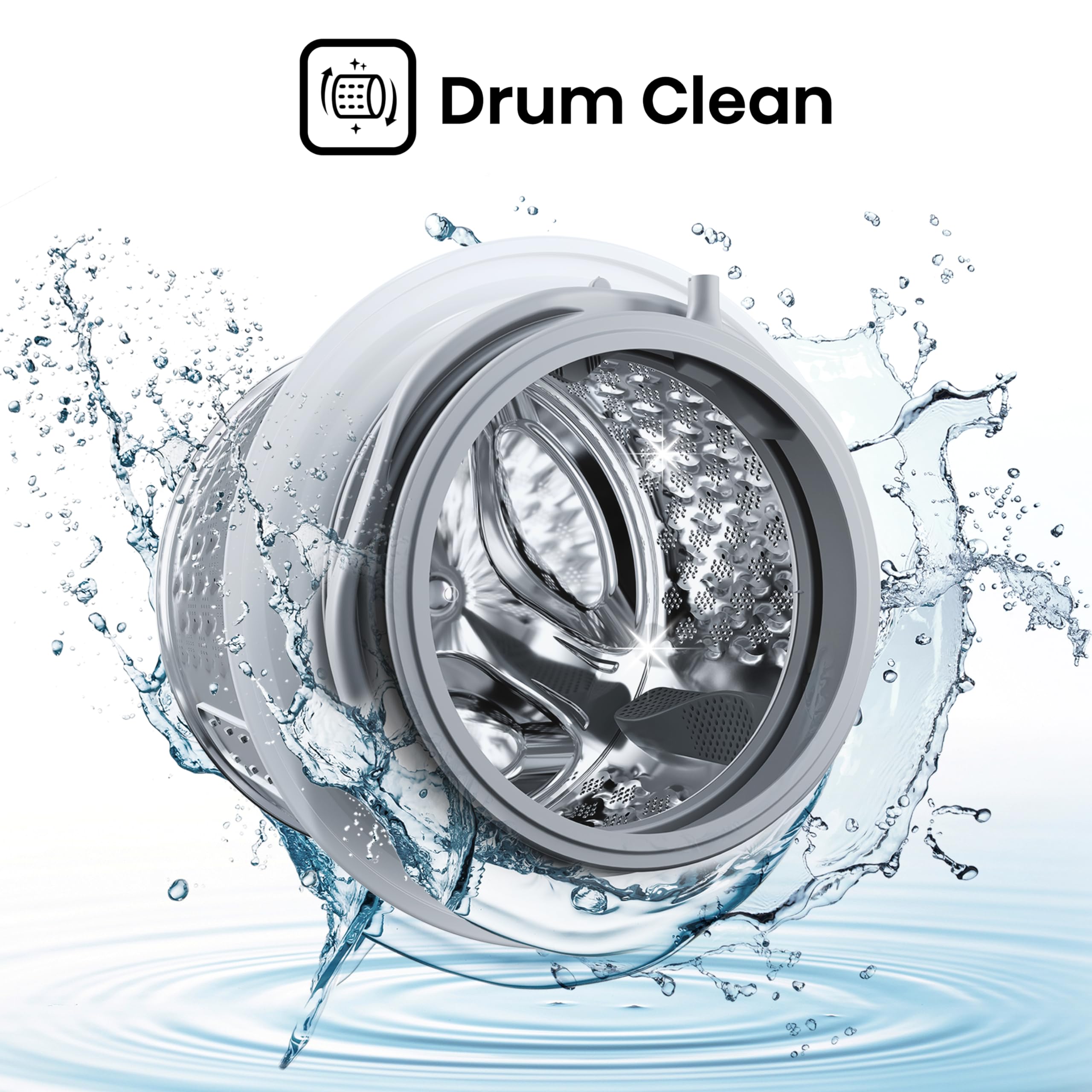 WFQP9014EVM-Freestanding-9 KG-Front Load Washing Durable Inverter Machine-Steam Wash-Quick Wash-15 Washing Programs-1400 RPM-White-Energy Rating C