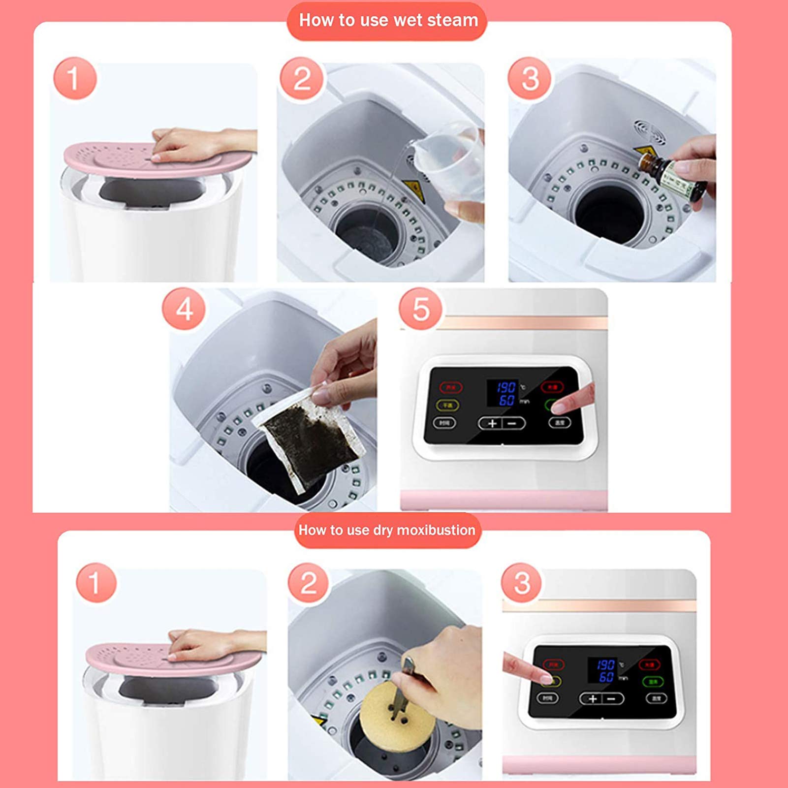 Steam Seat for Women, Herbal V Steam Seat for Fertility, Postpartum Care & Cleansing, Spa Instrument for Vaginal Health & Wellness, Relaxation & Detox
